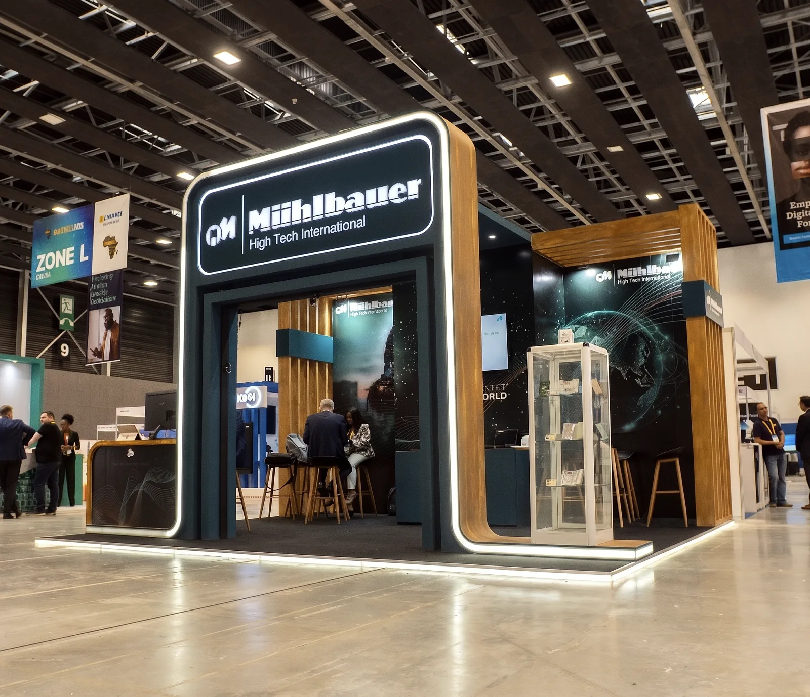 Stand réel livré