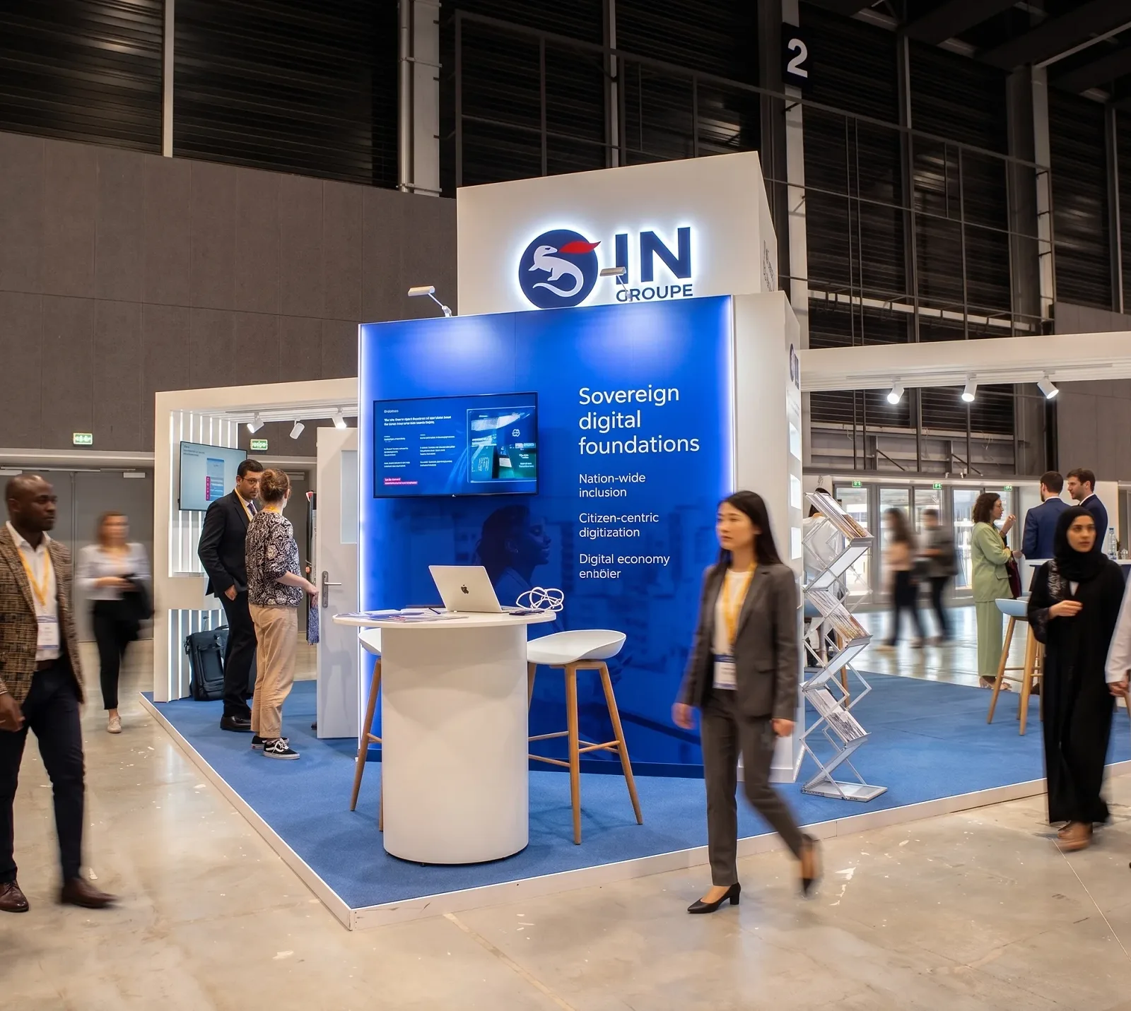 Stand IN Groupe - Salon biométrie & identité — IN Groupe — Tech — Abidjan, Côte d'Ivoire — vue 2