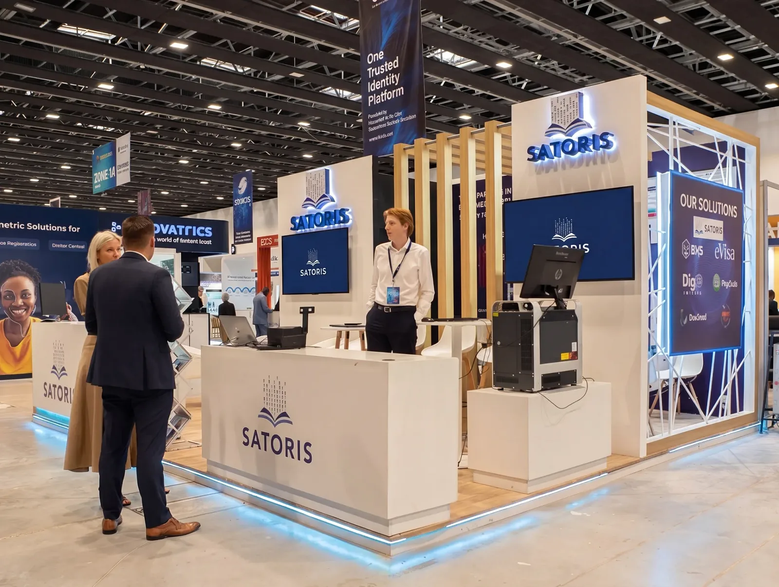 SATORIS Booth - Trusted Identity Platform — SATORIS — Tech — Abidjan, Cote d'Ivoire — view 2