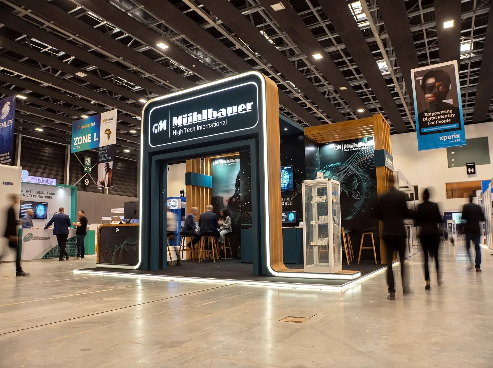 Stand Muhlbauer - Identite et biometrie High Tech