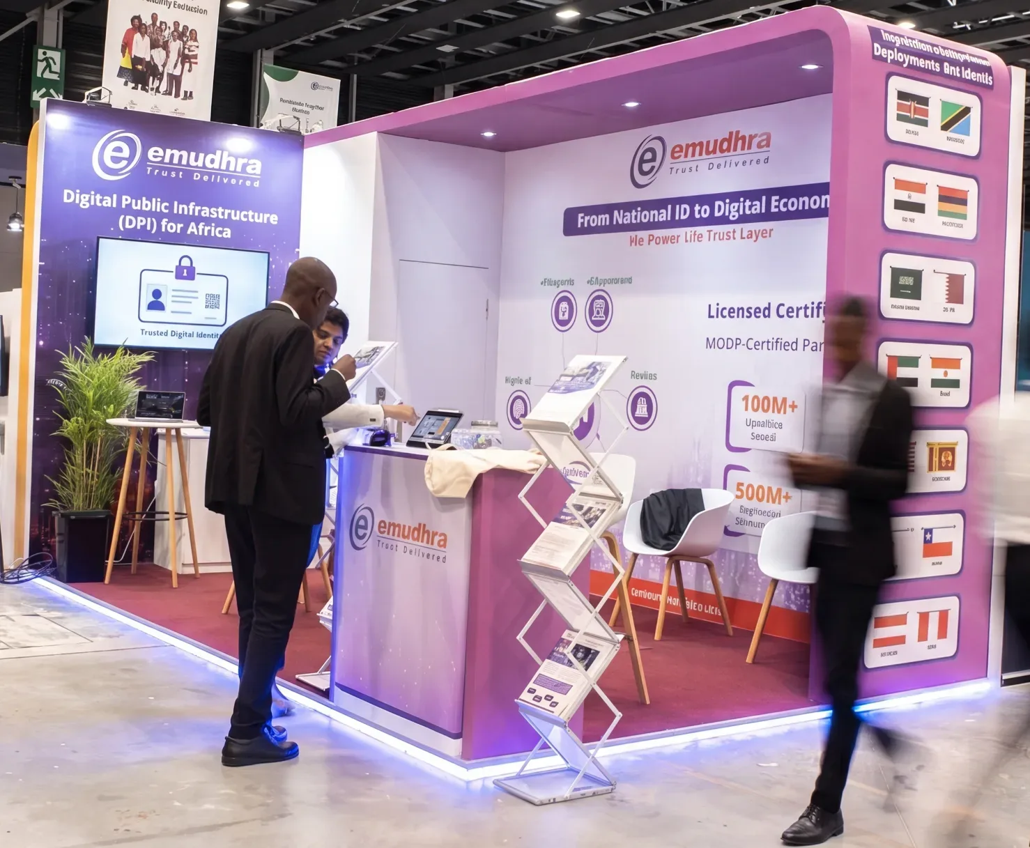 Stand eMudhra - Infrastructure publique numerique