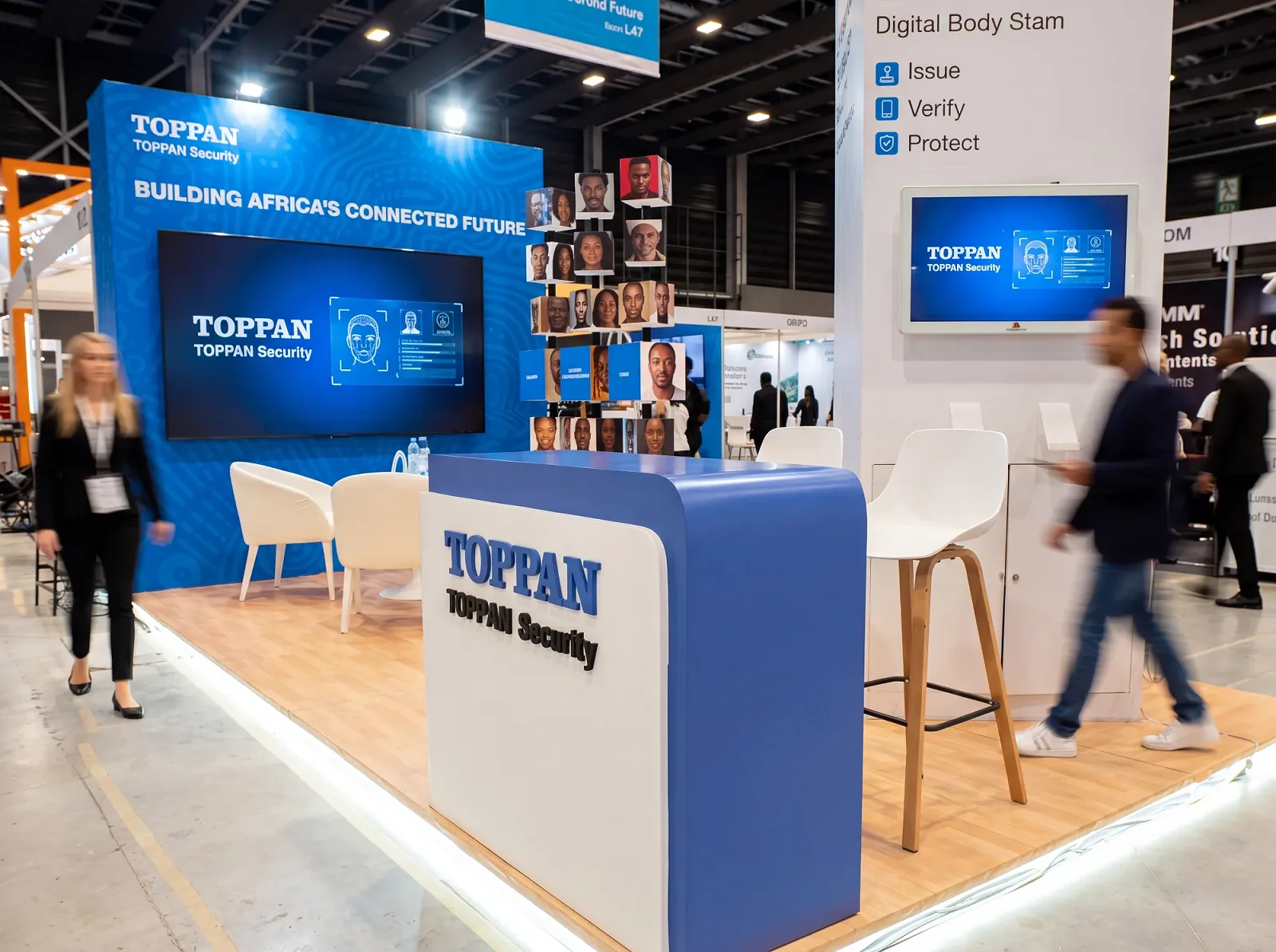 Stand TOPPAN Security - Identite numerique et documents — TOPPAN Security — Tech — Abidjan, Cote d'Ivoire — vue 2
