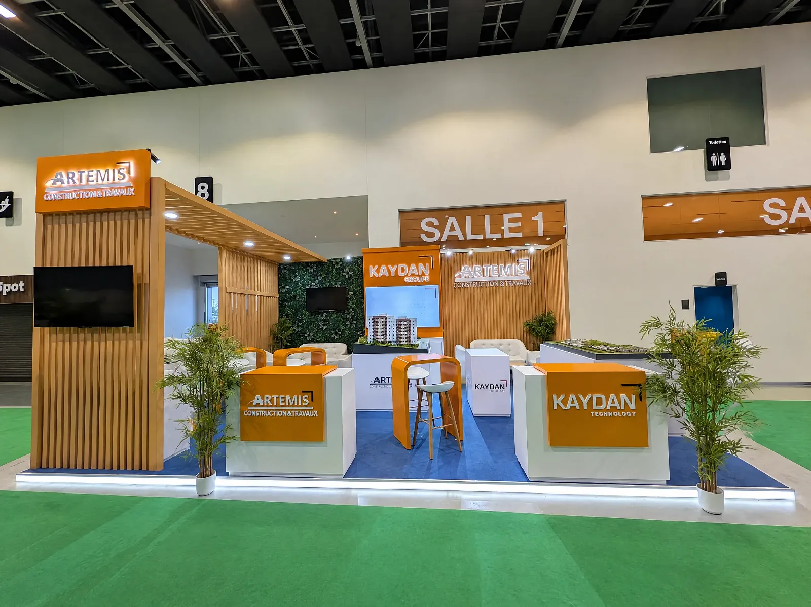 Stand KAYDAN Groupe au SIA d'Abidjan — KAYDAN Groupe — Architecture — SIA - Salon de l'Immobilier d'Abidjan, Abidjan, Côte d'Ivoire — vue 2