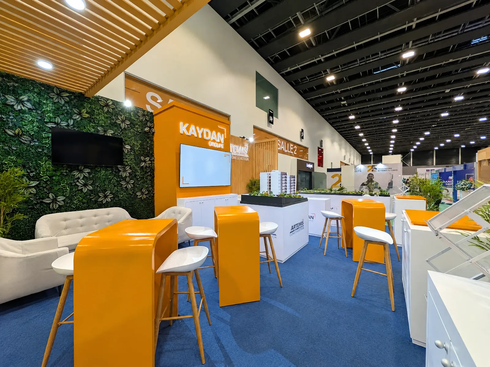 Stand KAYDAN Groupe au SIA d'Abidjan — KAYDAN Groupe — Architecture — SIA - Salon de l'Immobilier d'Abidjan, Abidjan, Côte d'Ivoire — vue 3